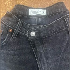 A&F high rise jeans